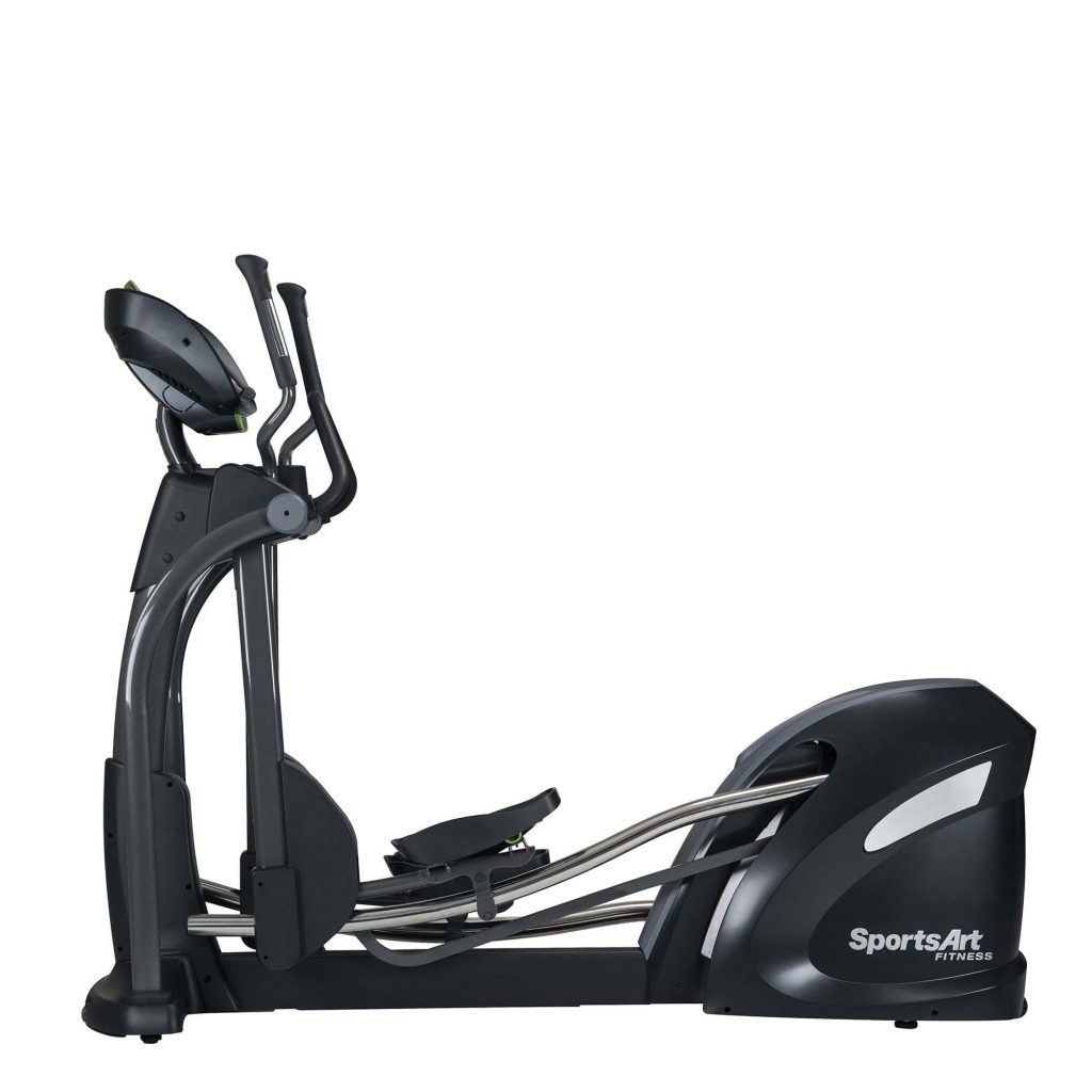 SPORTS ART Elliptical, Self Generating, w/HRC&HTR, LED console - FPONLINE